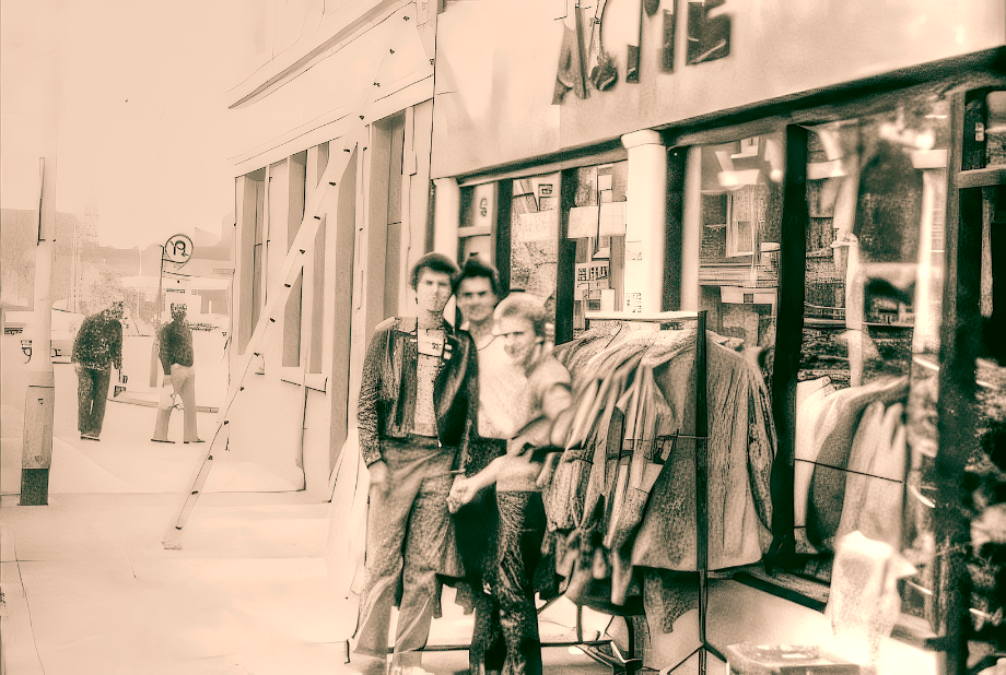 Acme Punk Clothes and Records Northampton 1979