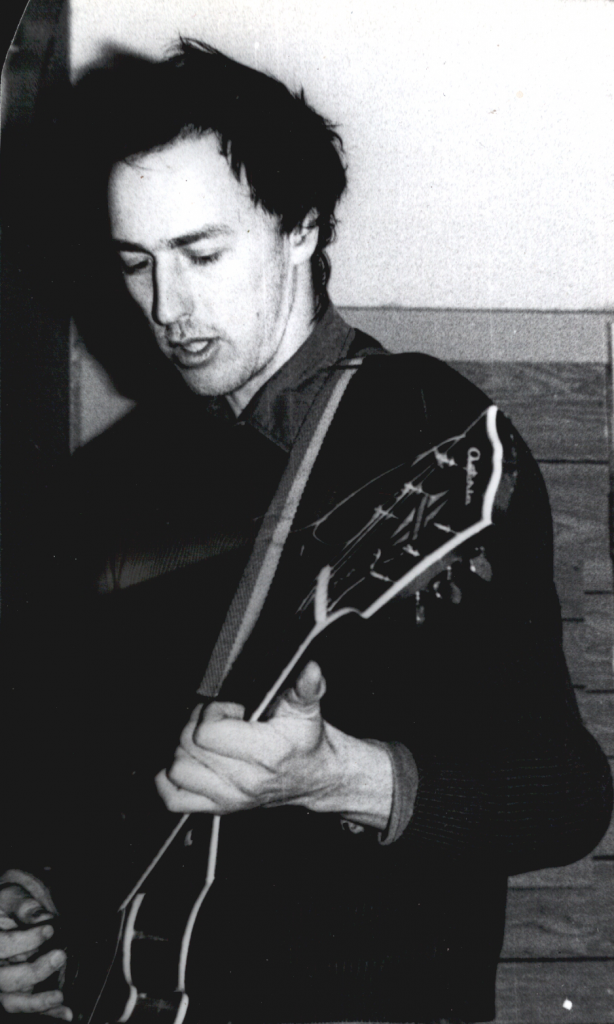 Steve Spon 1980 "I used to dye my hair in every shade of crazy colour there was, then life in the band got so busy for us I started dying my hair black and pretty much wore black clothes on the road"