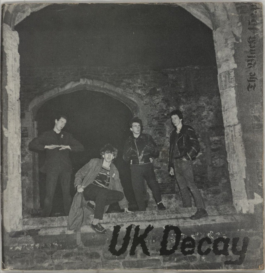 The Black 45 - UK Decays first single with Steve Spon Recorded and photo October 1979